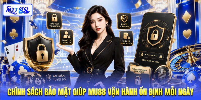 Chính sách bảo mật giúp MU88 vận hành ổn định mỗi ngày