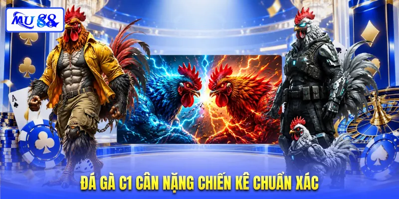 Đá gà C1 cân nặng chiến kê chuẩn xác