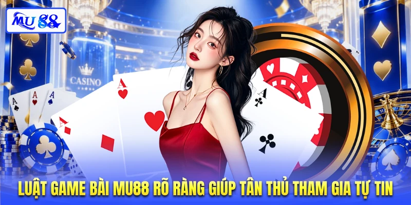 Luật game bài MU88 rõ ràng giúp tân thủ tham gia tự tin
