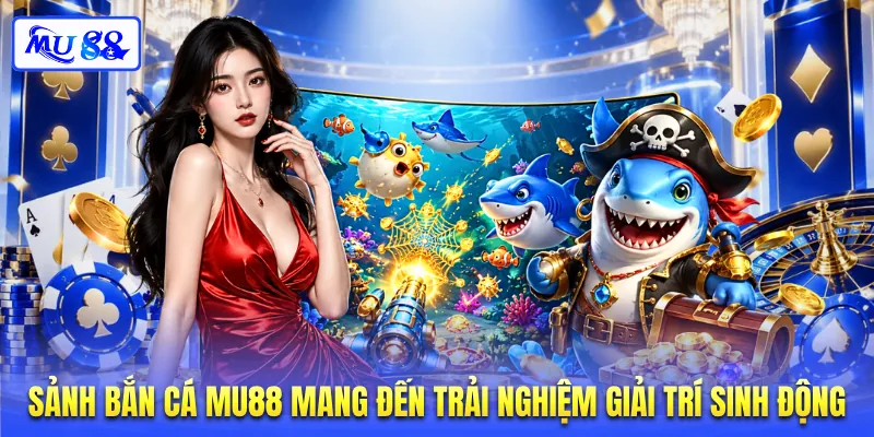 Sảnh bắn cá MU88 mang đến trải nghiệm giải trí sinh động